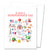 Independence Day Alphabet Greeting Card (blank inside)