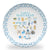 Hanukkah Alphabet 10" DecoWare Plastic Plate