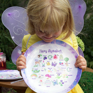 Fairy Alphabet 10" Plastic Plate