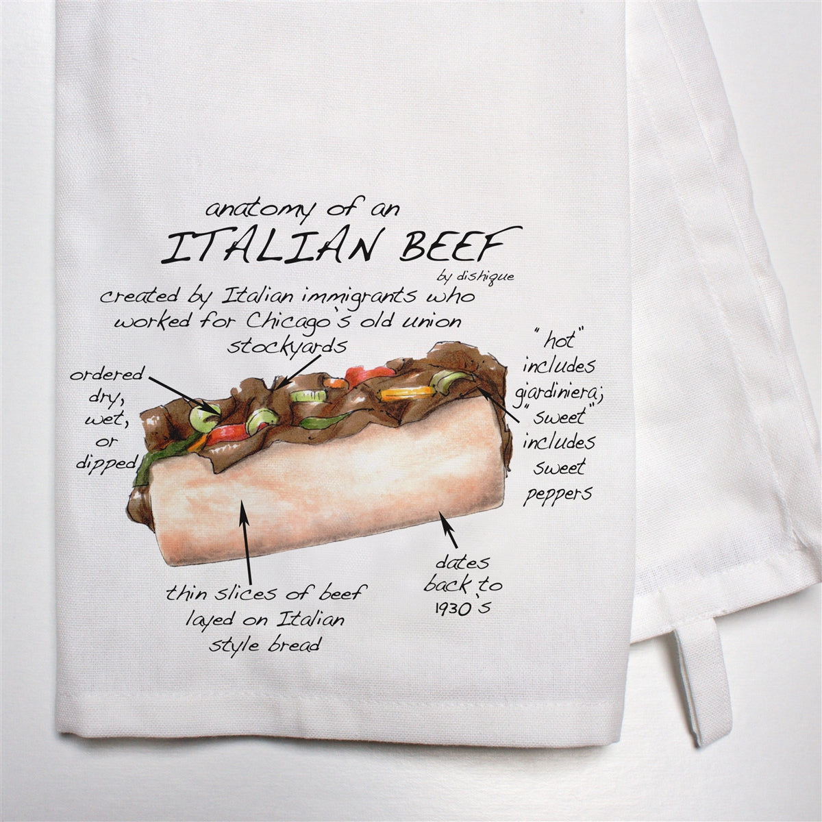 Anatomy of an Italian Beef Towel