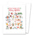 New York City Holiday Alphabet Greeting Card (blank inside)