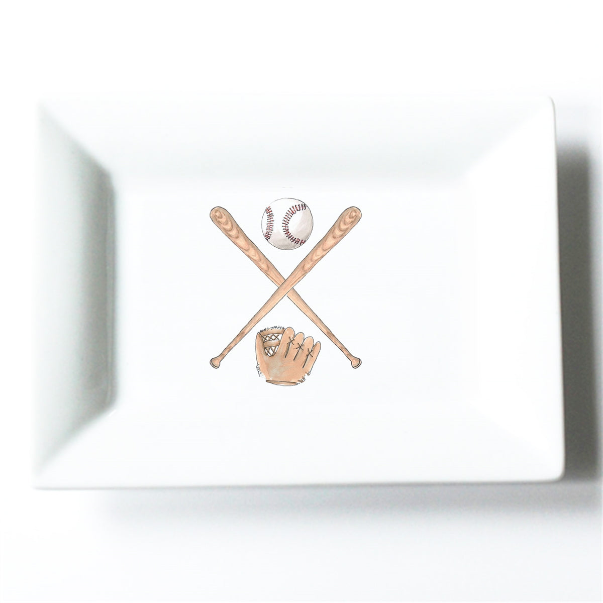 Baseball Crest Mini Dish