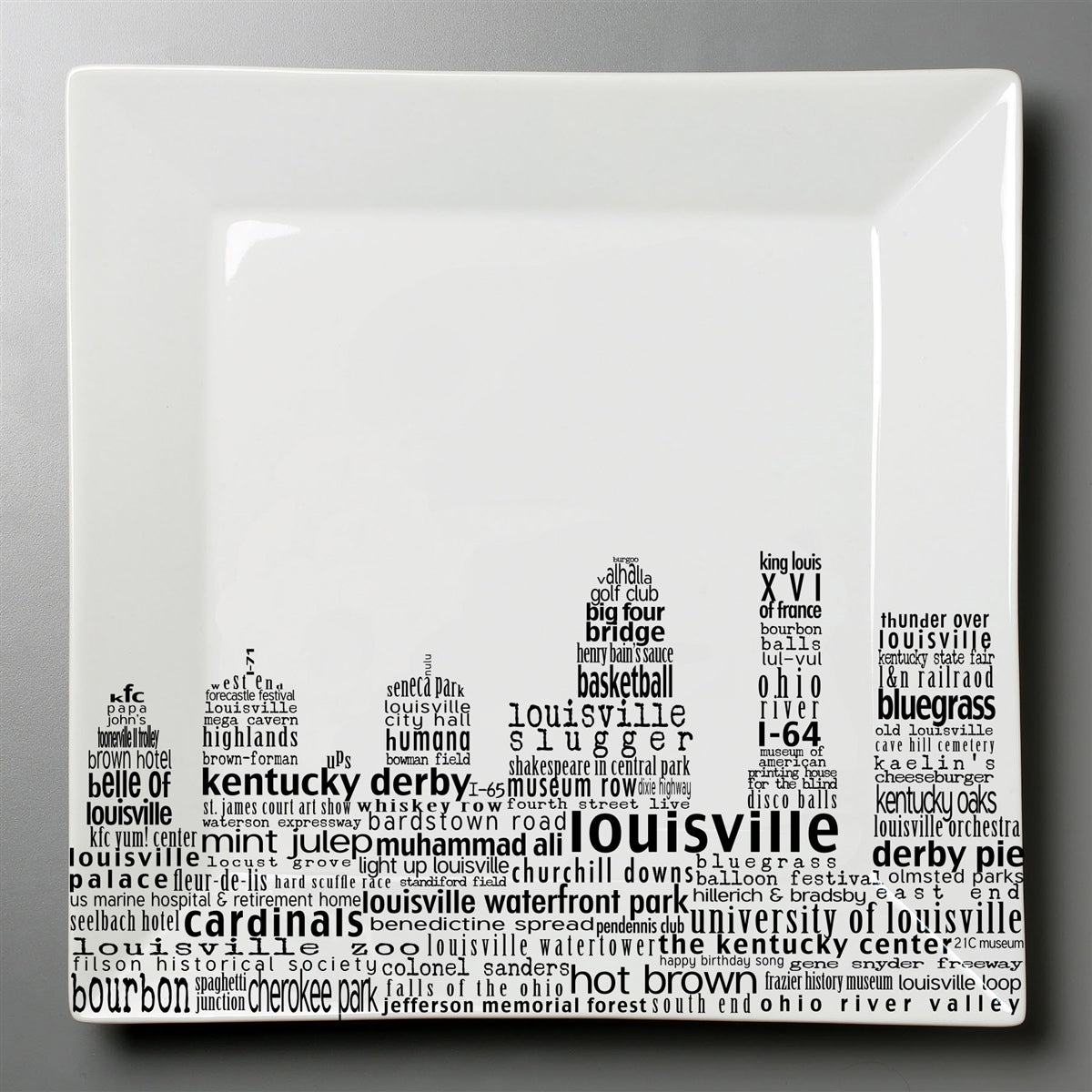 Louisville Dish - Large Square Platter