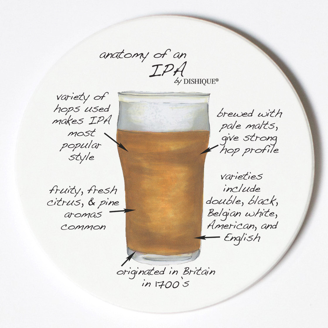 Individual Coasters - Food & Drinks - IPA