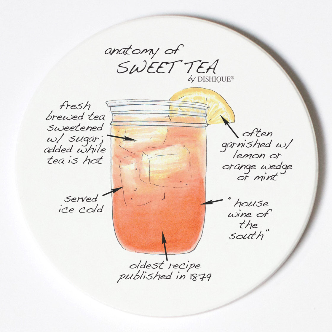 Individual Coasters - Food & Drinks - Sweet Tea