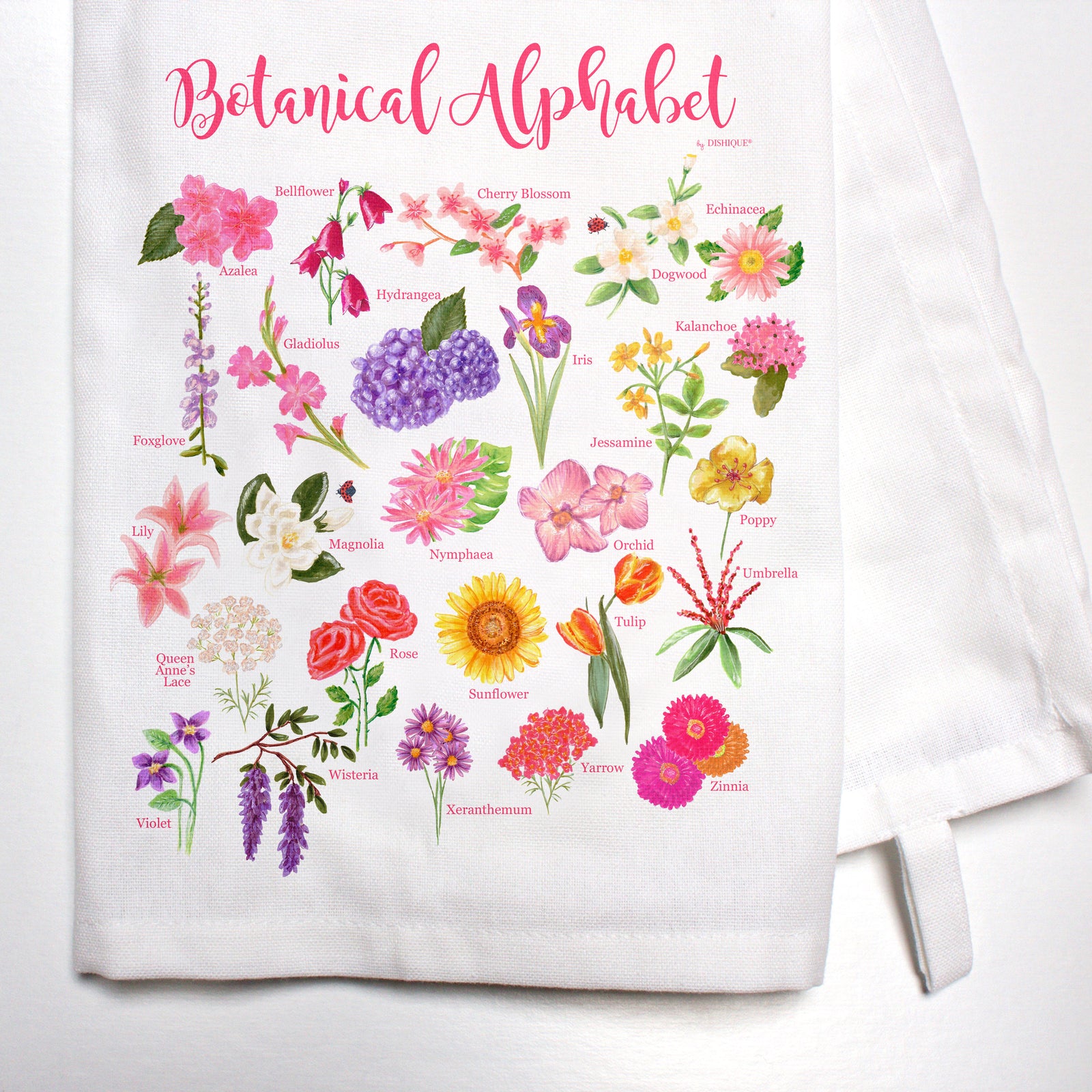 Botanical Themed Tote Bag & Pouch Set - Dishique