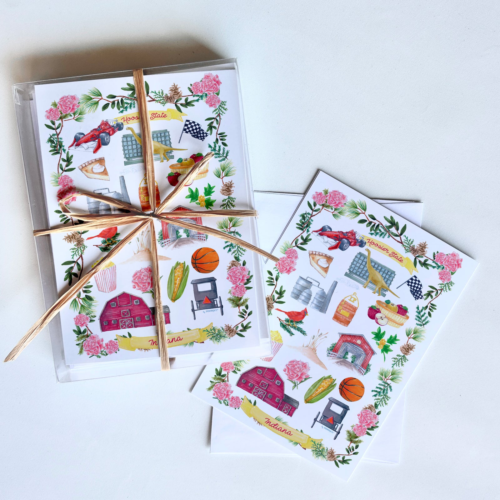 Indiana Icons Art Card + Envelope 10 Pack
