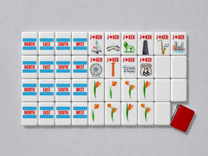 Chicago Themed Mahjong Set