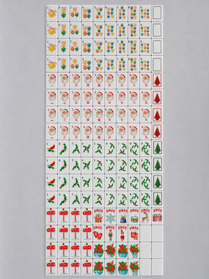 Christmas Themed Mahjong Set