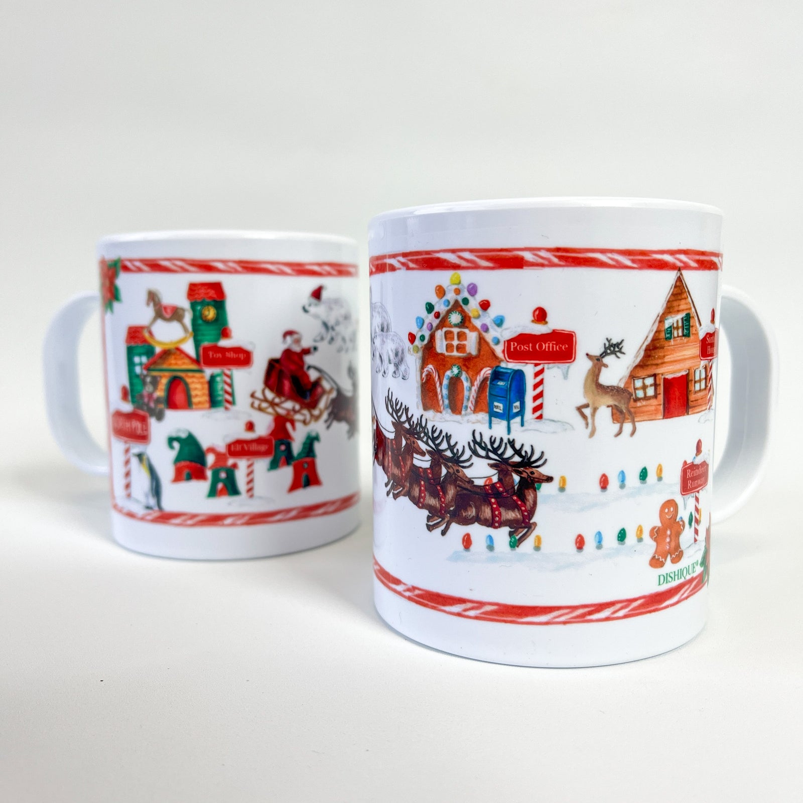 Christmas Map 11 oz. Plastic Mug