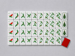 Christmas Themed Mahjong Set