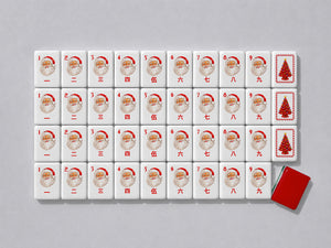 Christmas Themed Mahjong Set