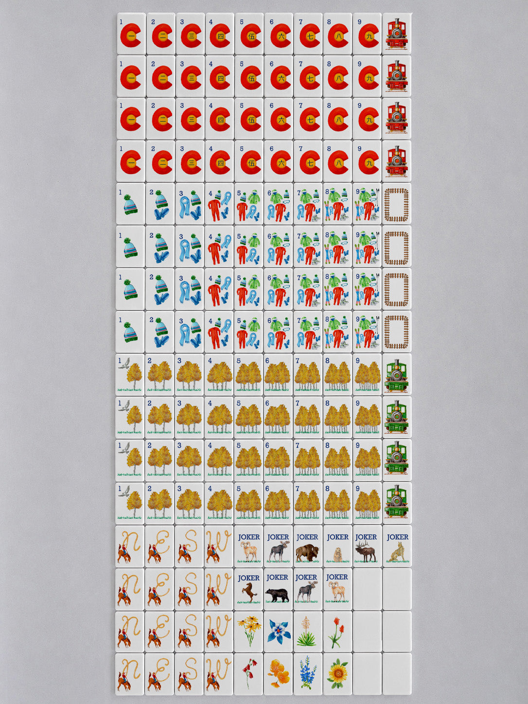 Colorado Themed Mahjong Set