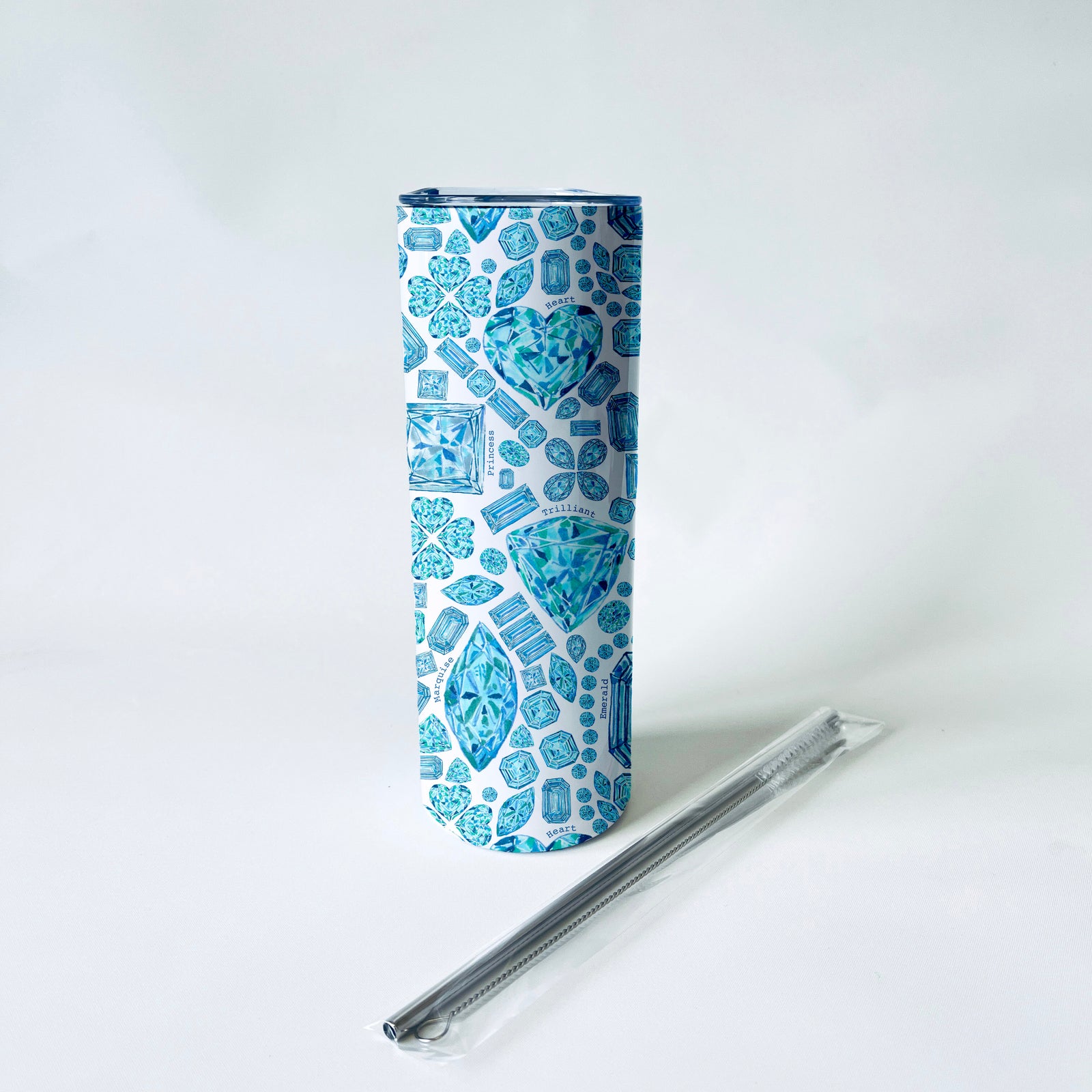 Diamond Cuts Pattern 20 oz. Skinny Tumbler