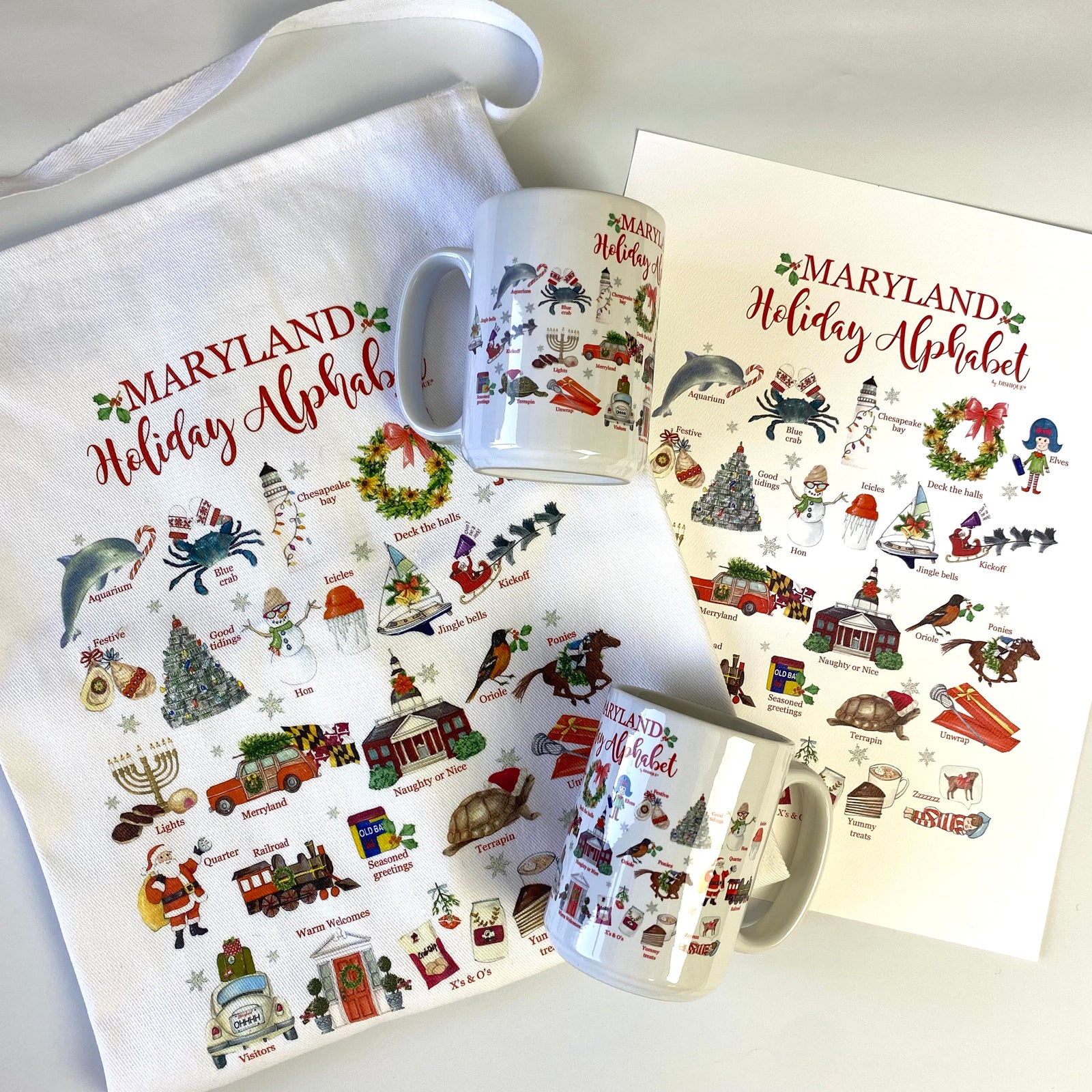Sales Sample Bundle - Maryland Holiday Alphabet