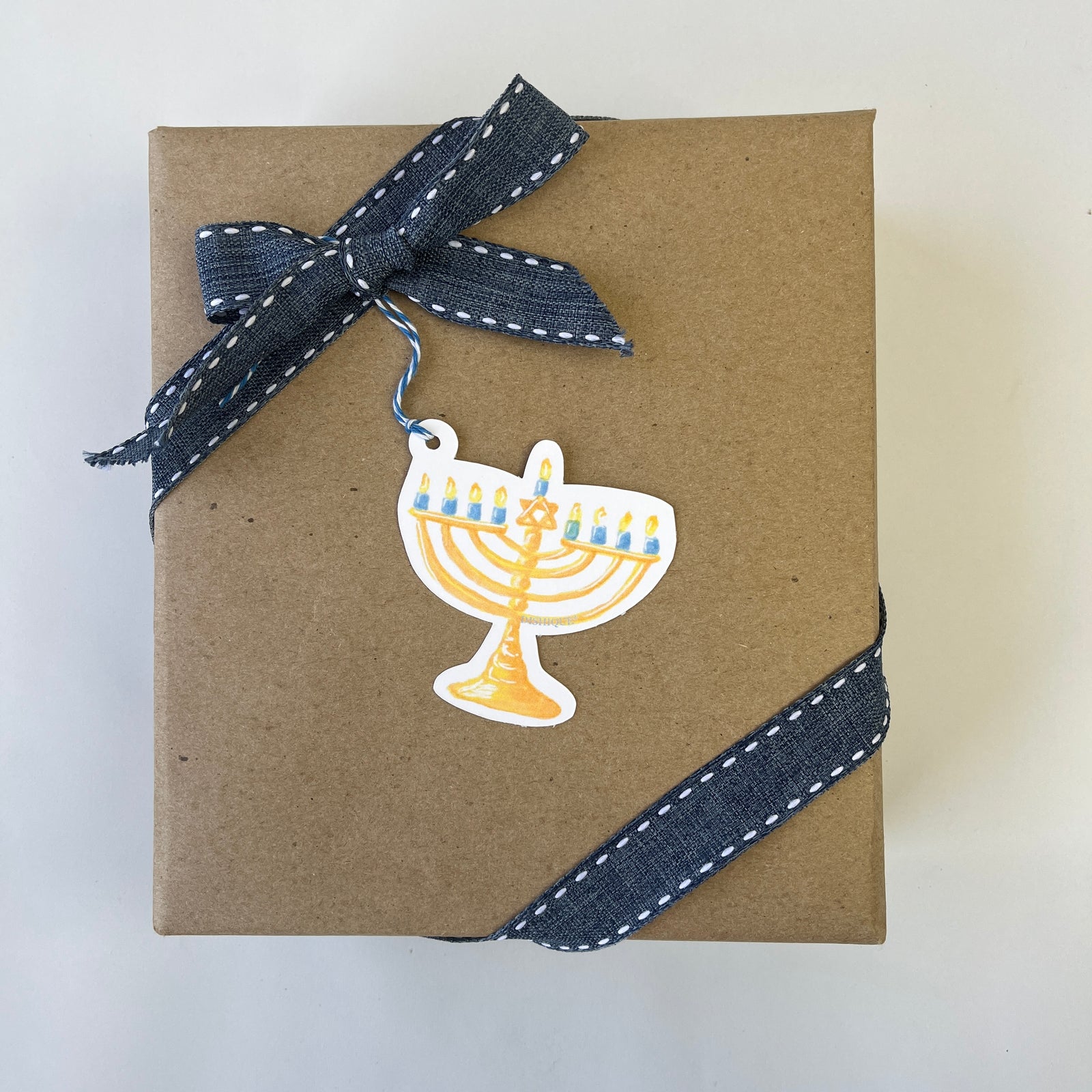 Menorah Gift Tag Pack of 8