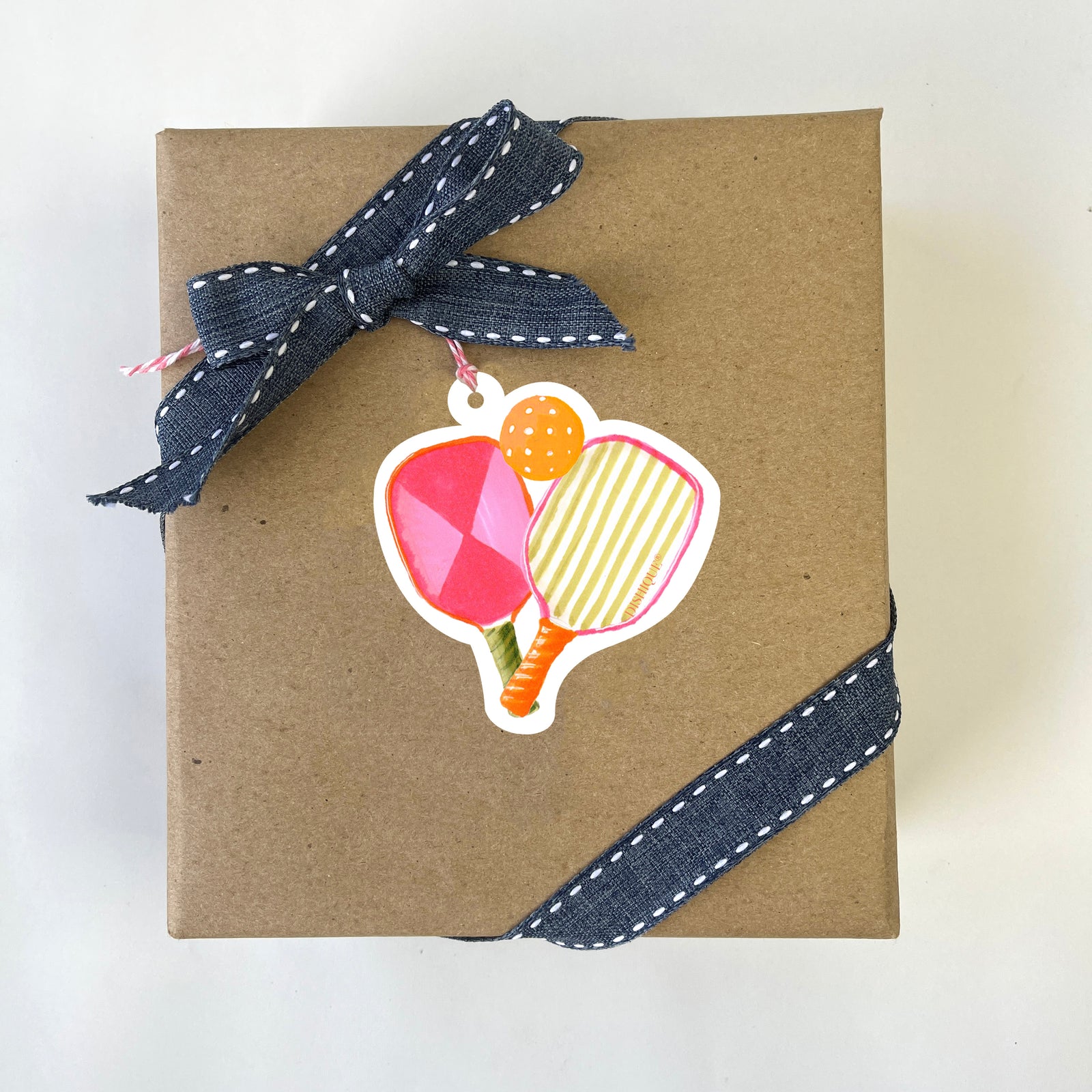 Pickleball Racquet Gift Tag Pack of 8