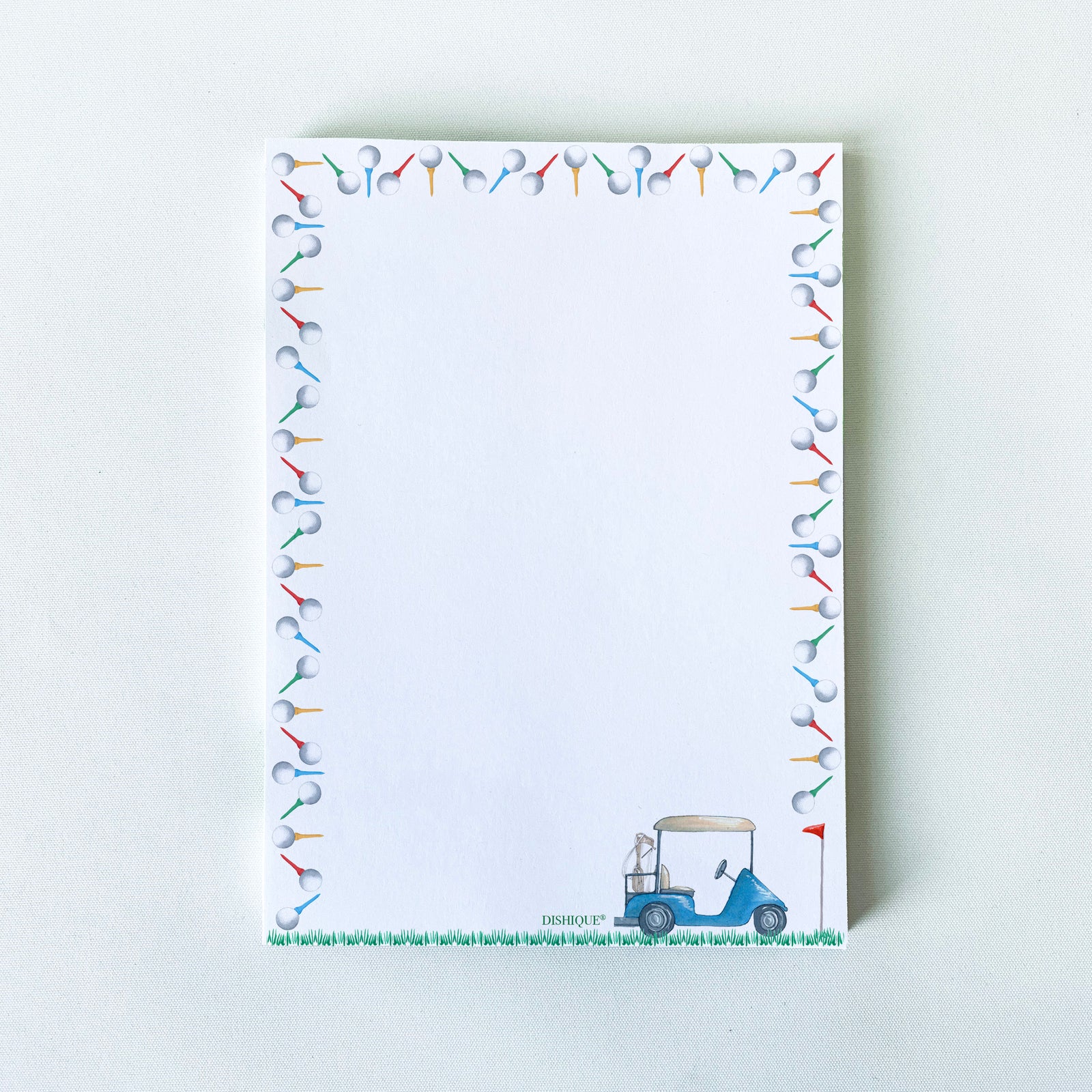 Golf Themed Notepad 50 pages