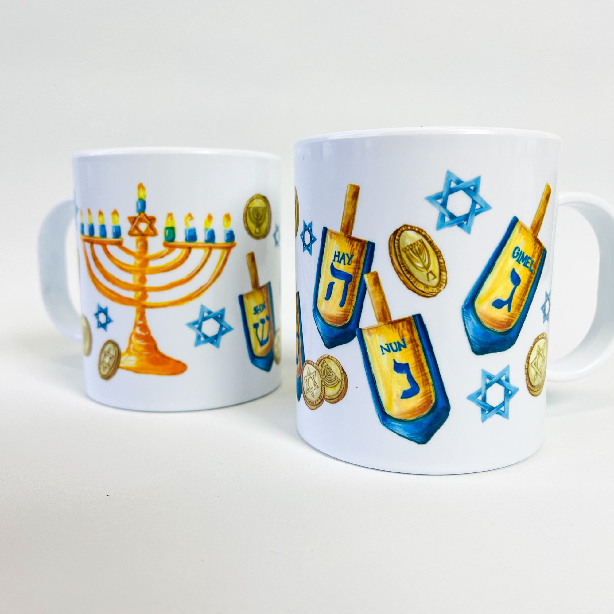 Hanukkah Scene 11 oz. Plastic Mug