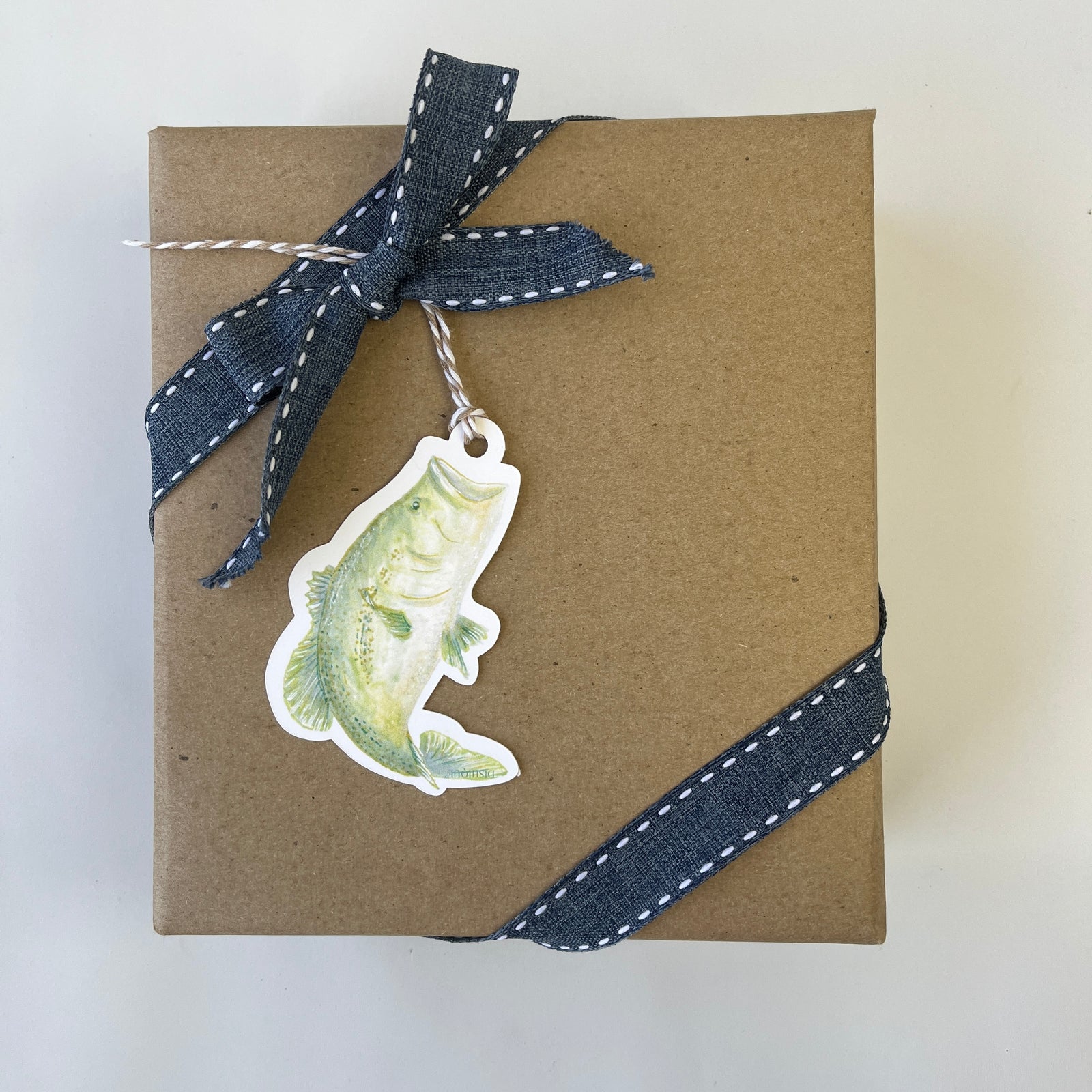 Bass Fish Gift Tag Pack of 8