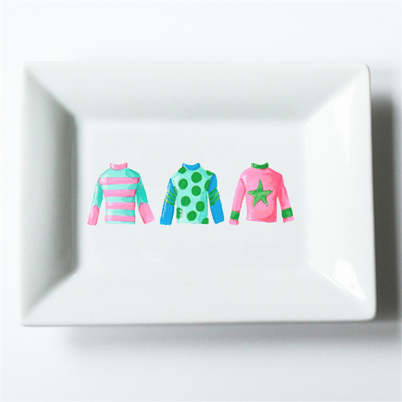 Jockey Silks Crest Mini Dish