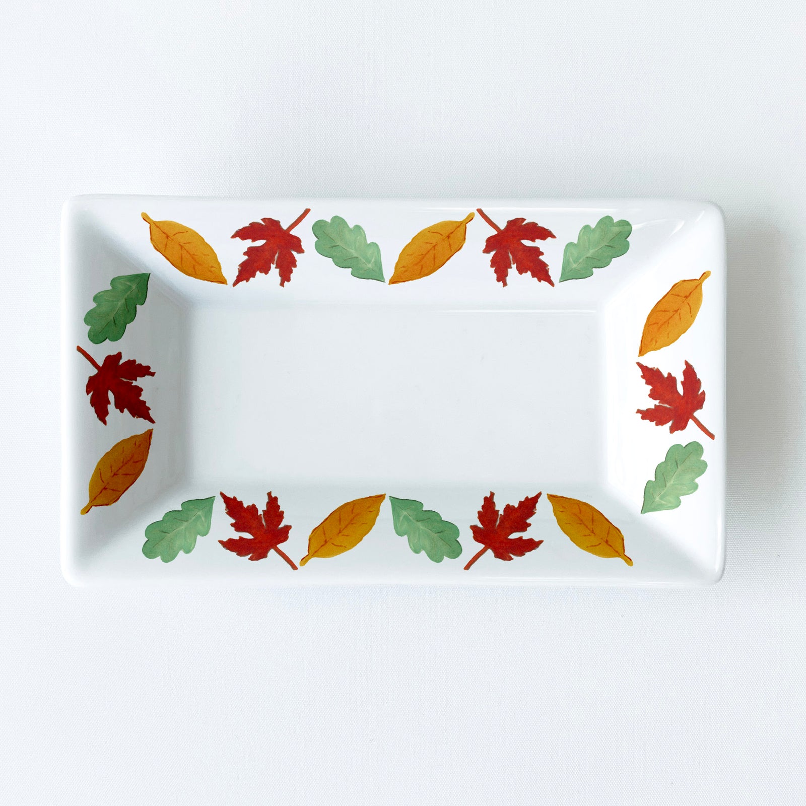 Leaf Pattern 6.25" Long Mini Dish