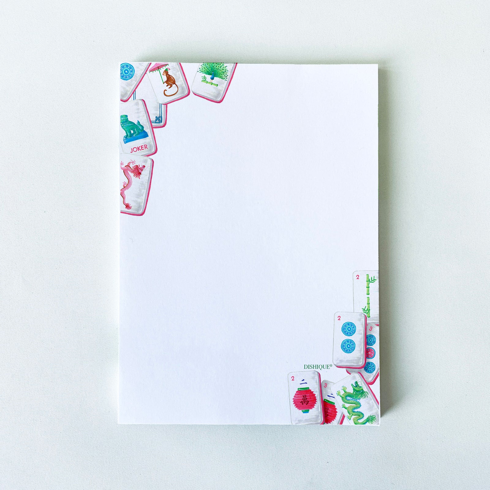 Mahjong Themed Notepad 50 pages