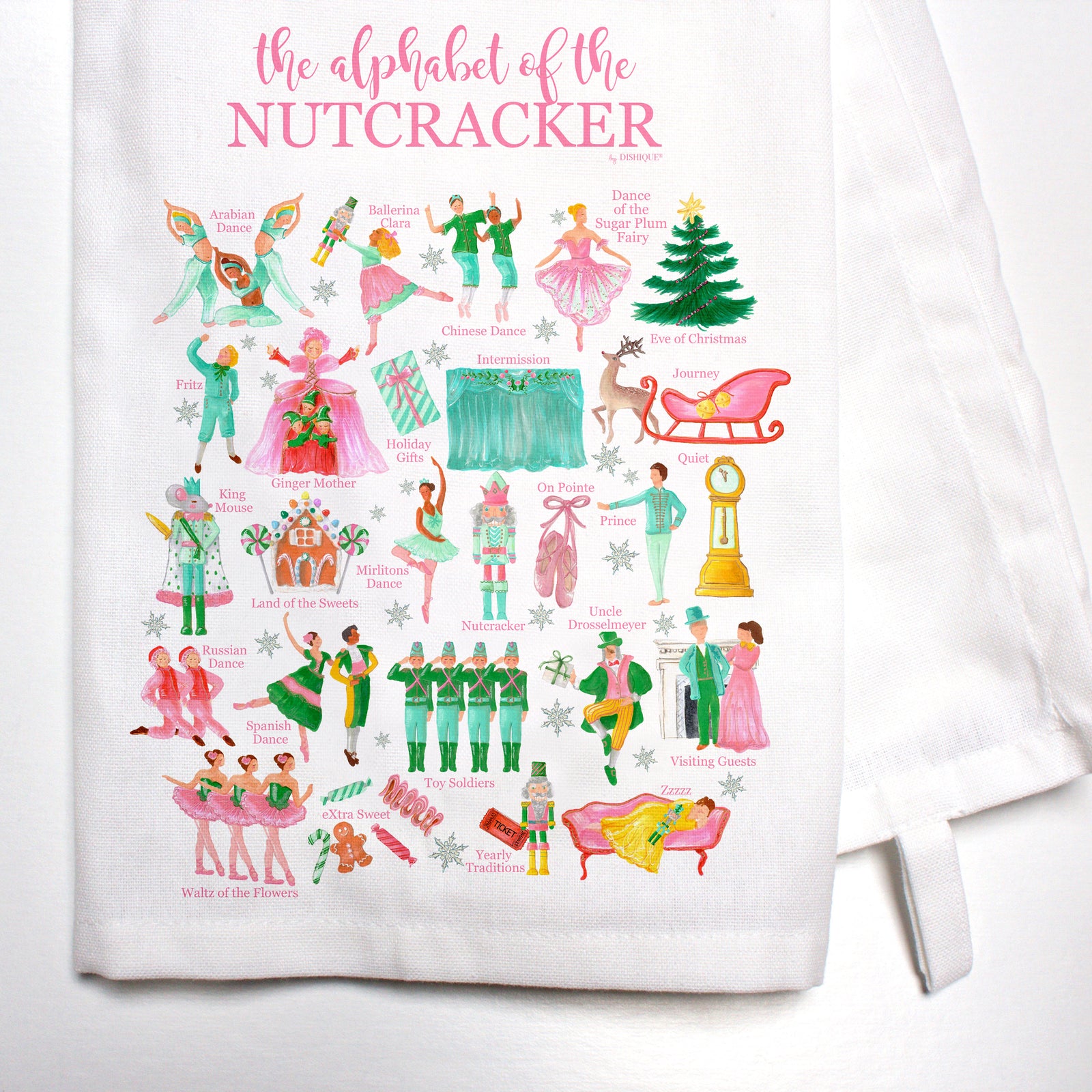 Nutcracker Alphabet Bar Towel