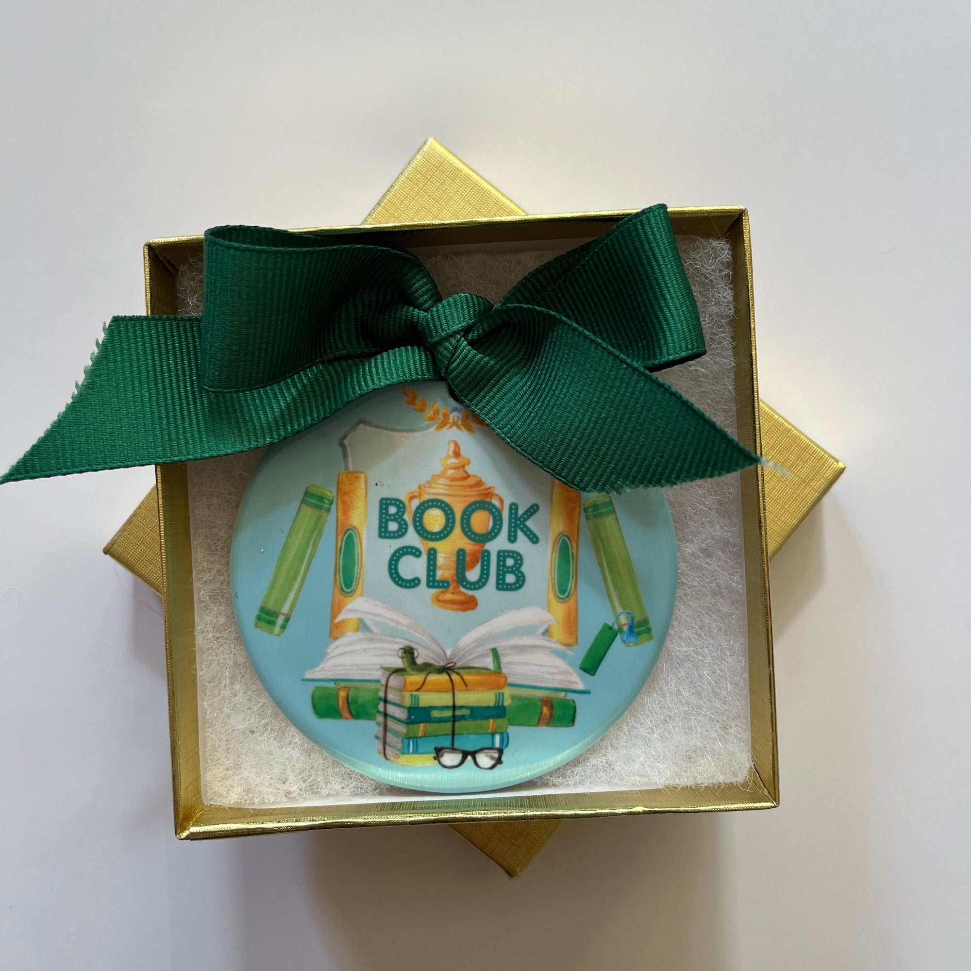 Book Club Christmas Ornament