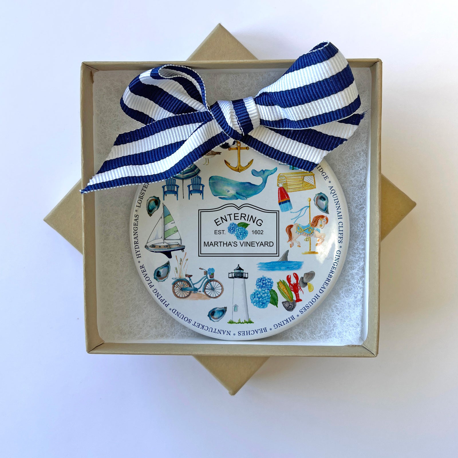 Martha's Vineyard Icons Holiday Ornament