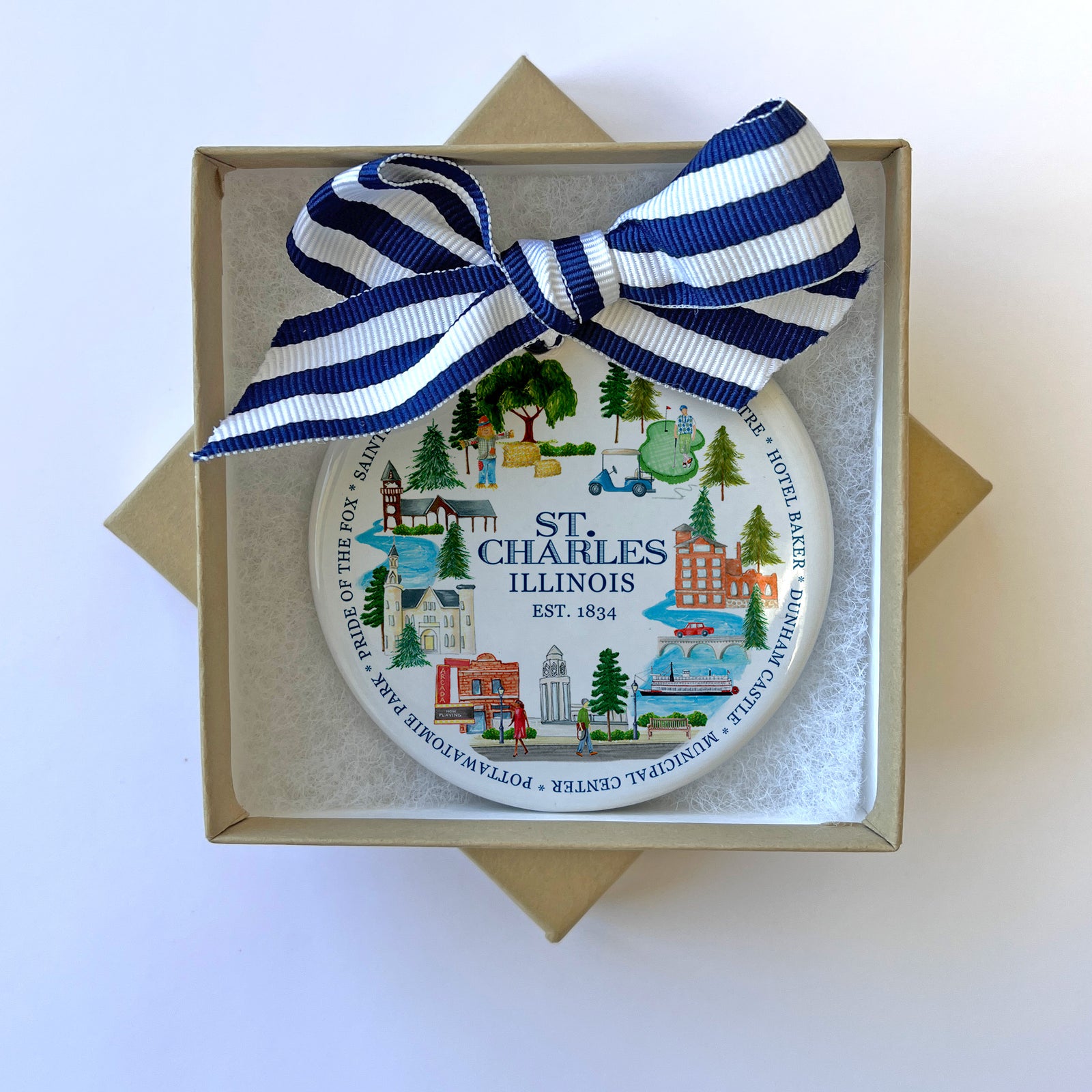 St. Charles Icons Holiday Ornament