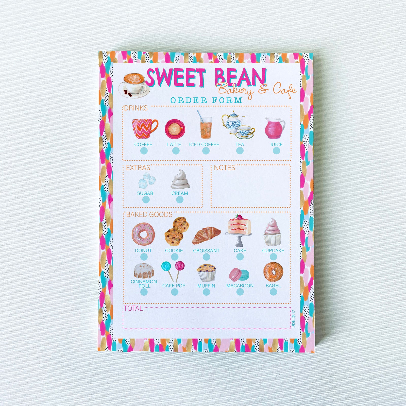 Kids Play Bakery and Cafe Notepad 50 pages