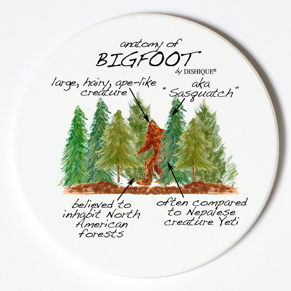 Individual Coasters - Animals & Insects - Big Foot