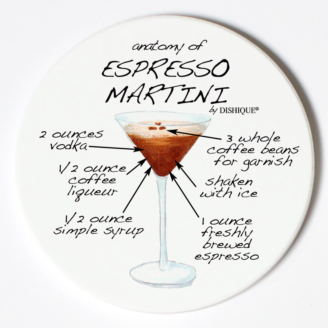 Individual Coasters - Food & Drinks - Espresso Martini