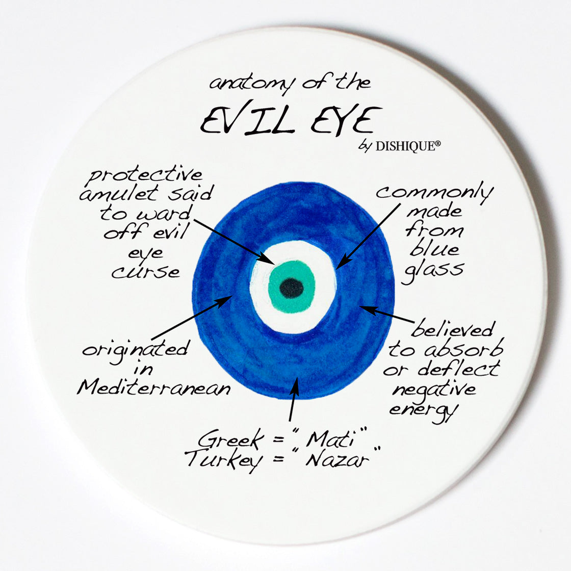 Individual Coasters - Sports & Hobbies - Evil Eye