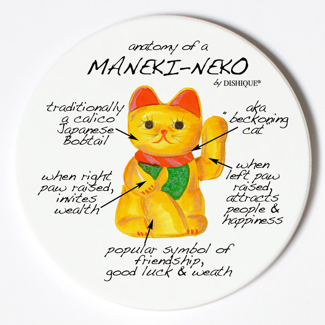 Individual Coasters - Sports & Hobbies - Maneki-Neko