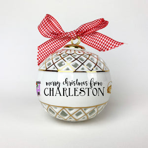Charleston Christmas Ornament