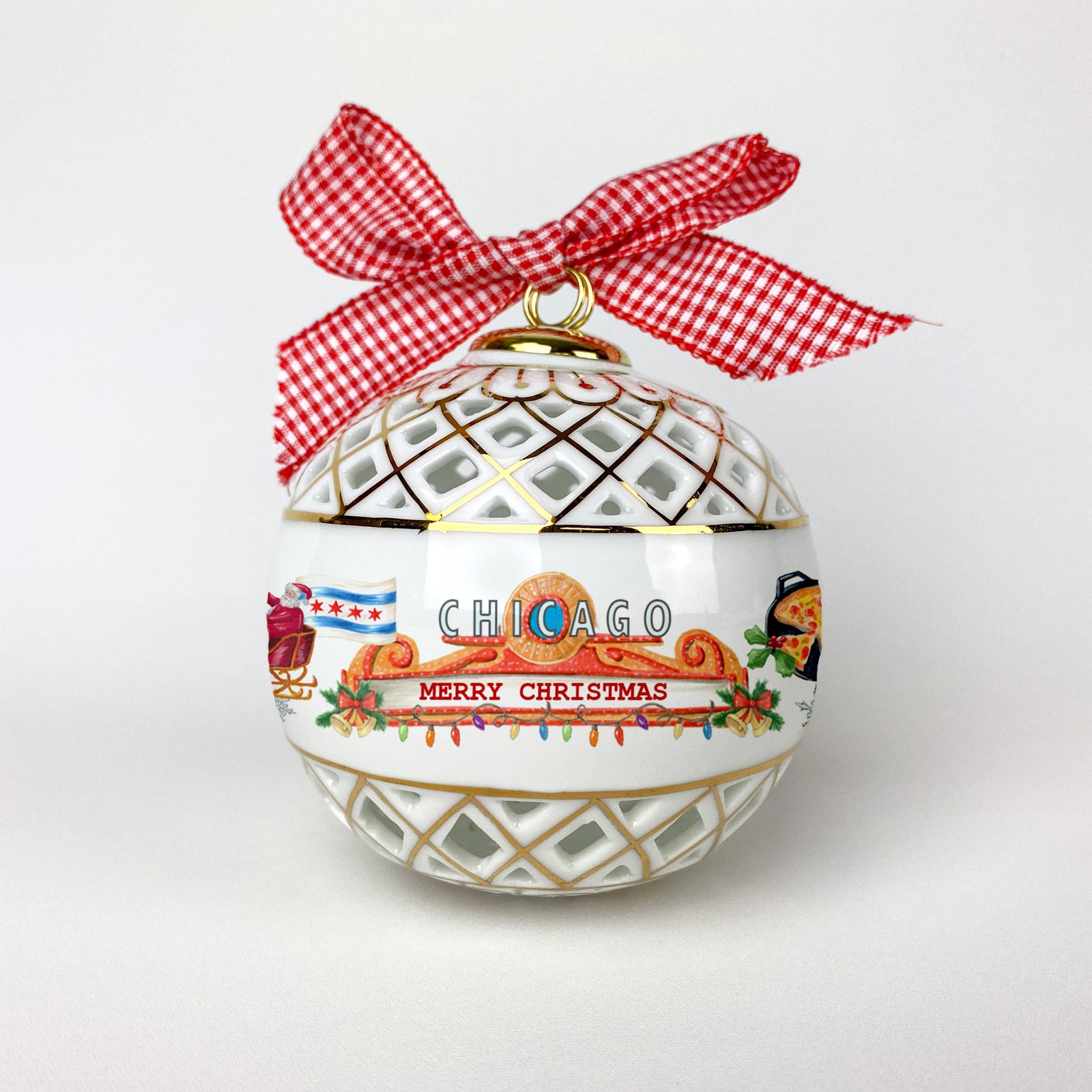 Chicago Christmas Ornament