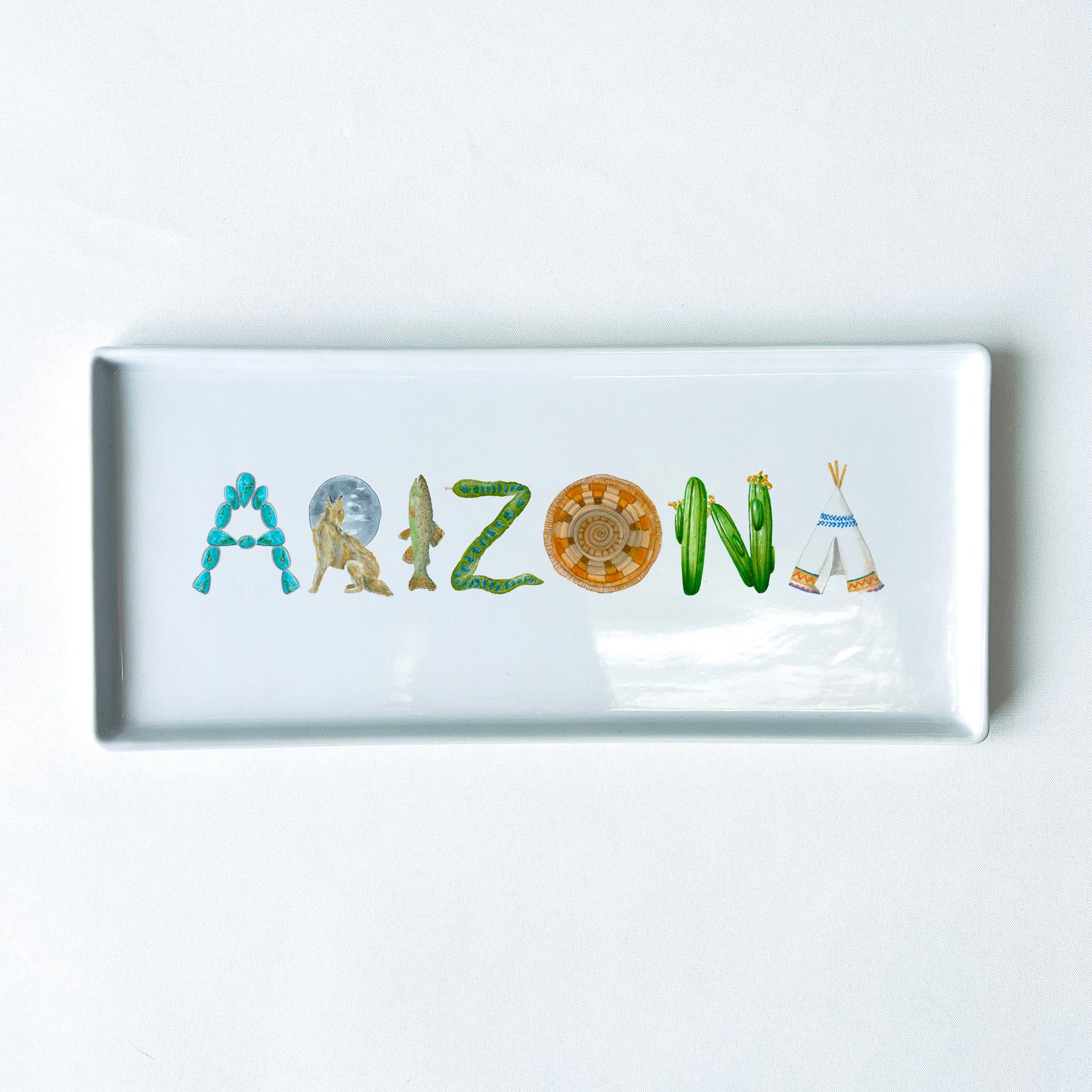 Arizona Icons Typography Tray 10.5" Long