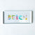 Beach Icons Typography Tray 10.5" Long