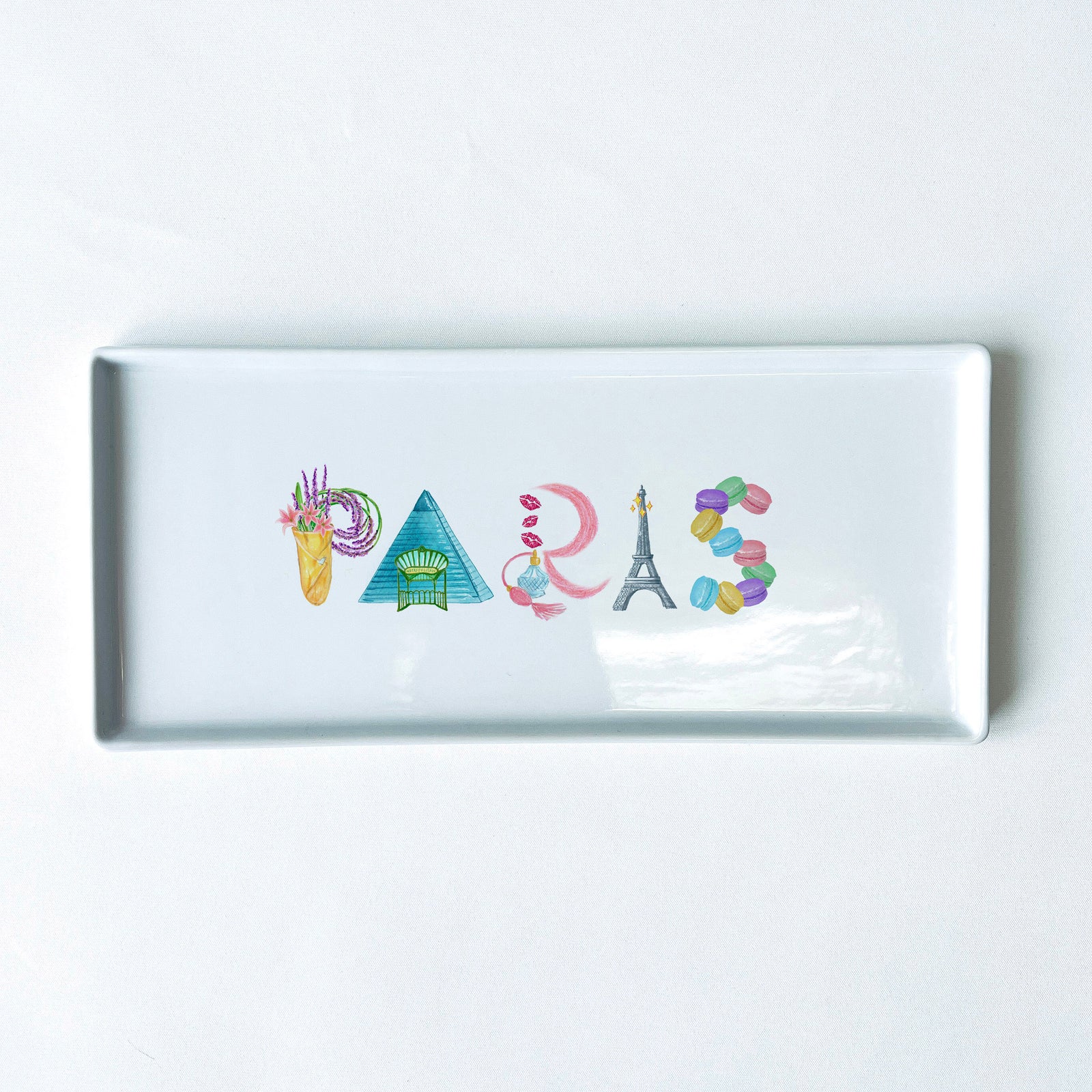 Paris Icons Typography Tray 10.5" Long