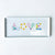 Tennis Love Icons Typography Tray 10.5" Long