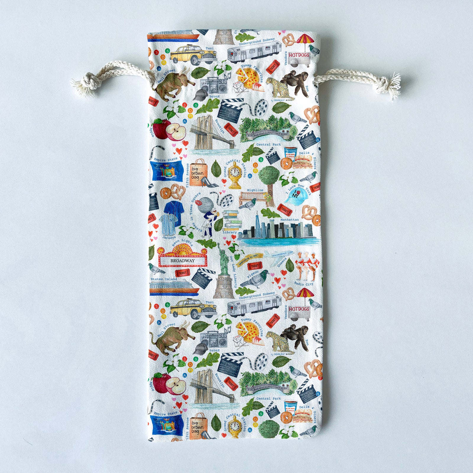 New York City Themed Wine/Liquor Bottle Gift Bag