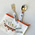 Construction Theme - Kids Cutlery Fork and Spoon Set