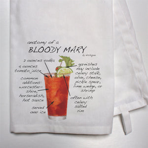Anatomy of a Bloody Mary Dish Towel