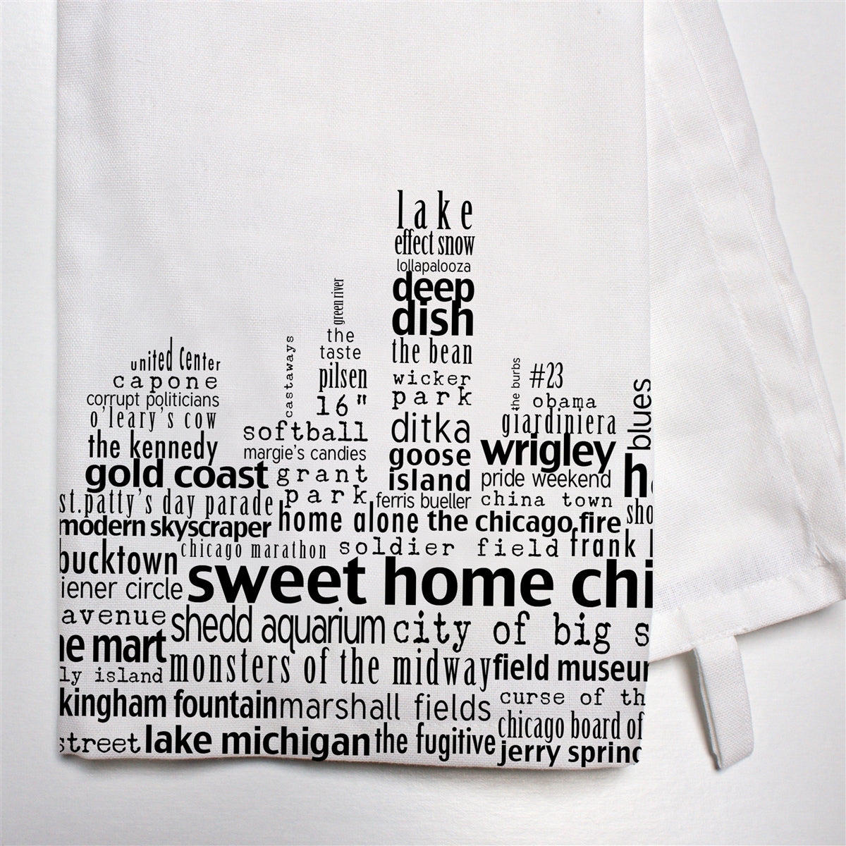 Chicago Skyline Bar Towel