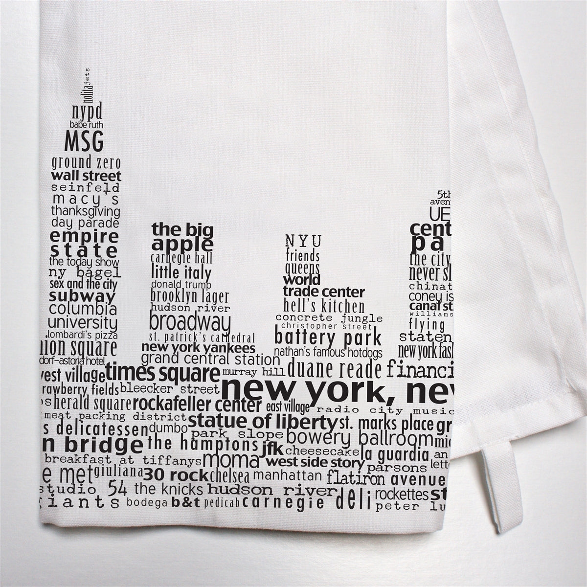 NYC Skyline Bar Towel