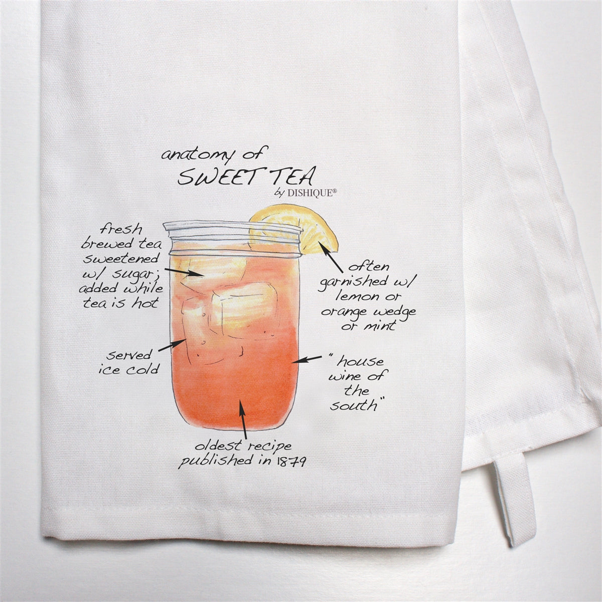 Anatomy of Sweet Tea Dish Towel
