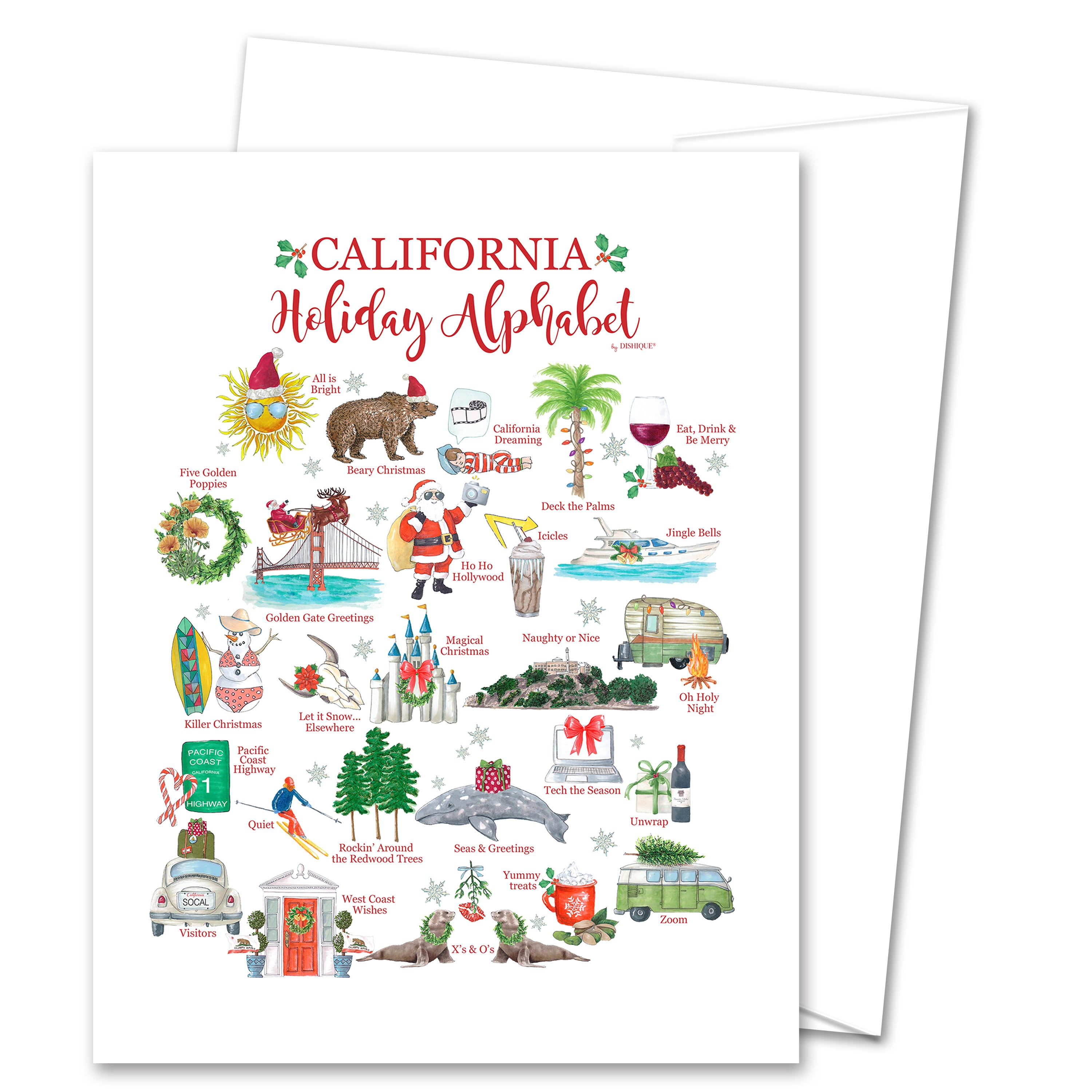 GreetingCardCaliforniaHolidayA
