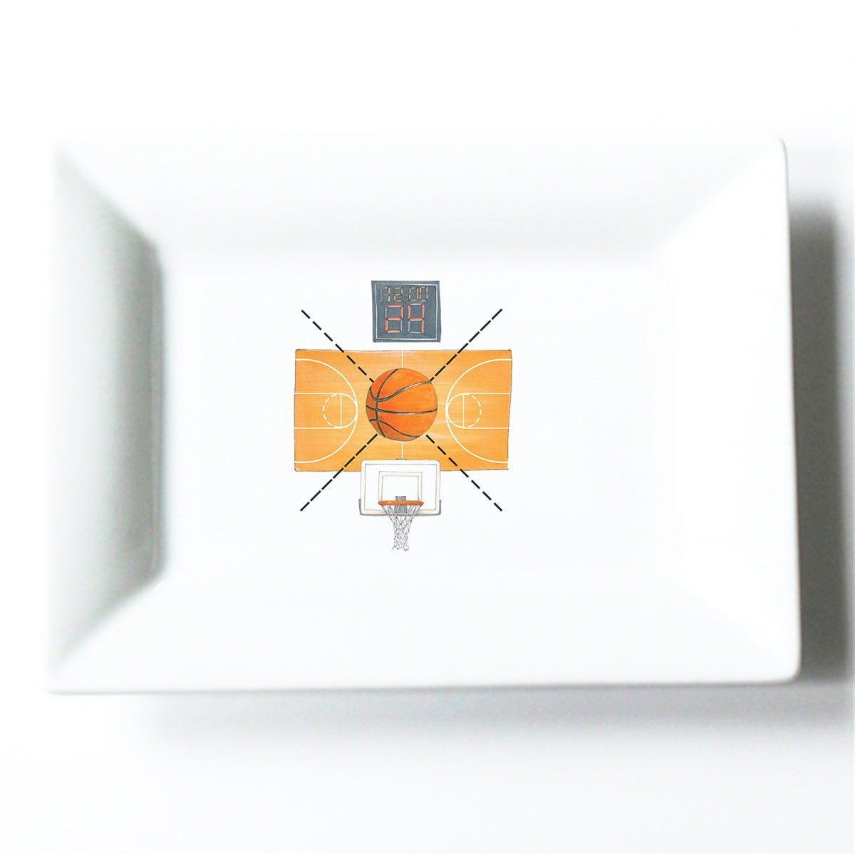 Basketball Crest Mini Dish